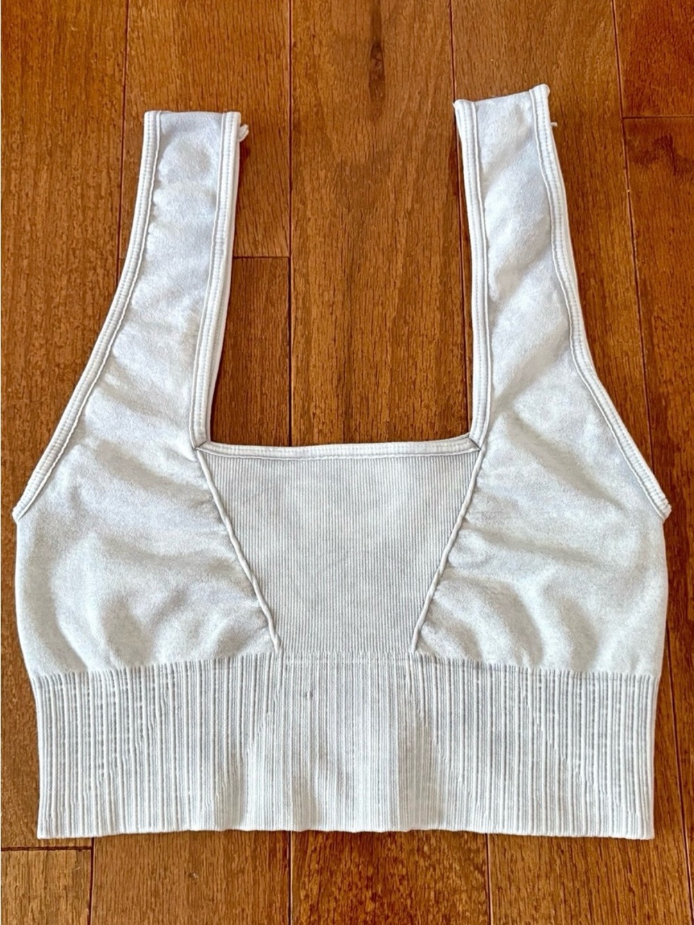 FREE PEOPLE Good Karma Crop Top Square Neck XS/S - Picture 5 of 12